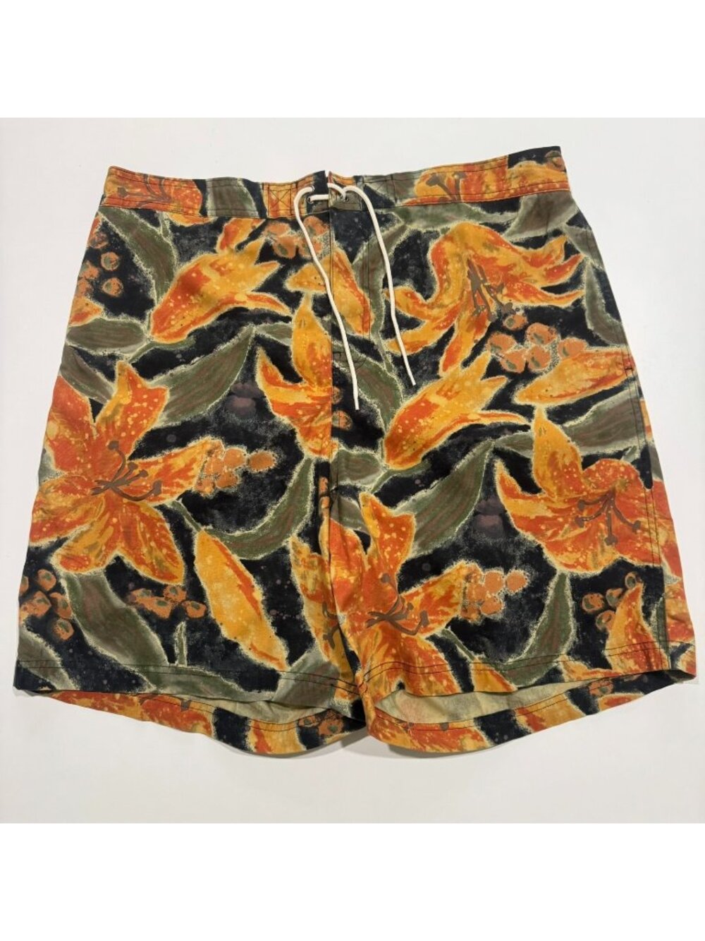Vintage 1990s Ralph Lauren Polo Sport Floral All Over Print Swim Trunks 2XL NWOT